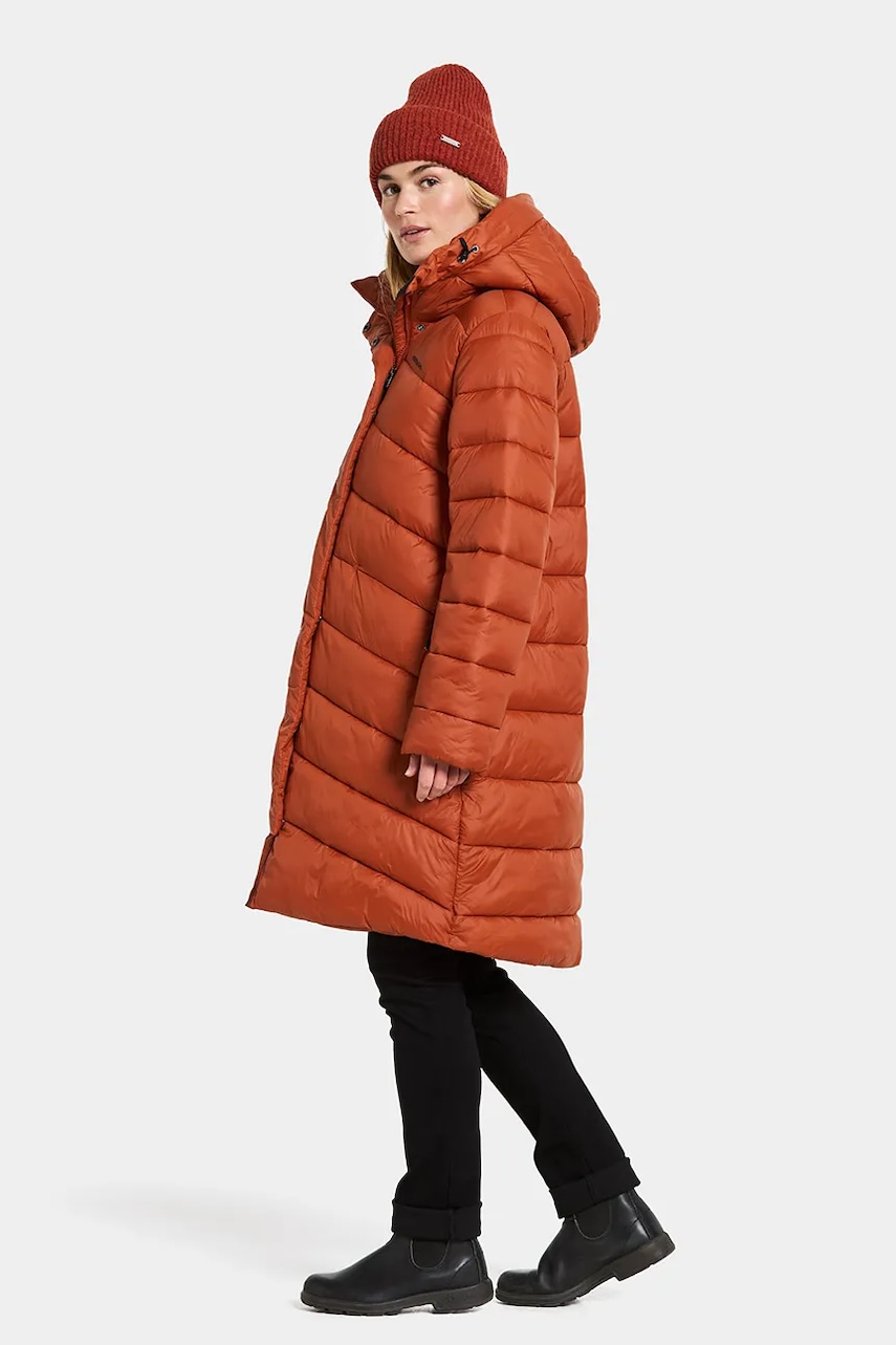 Куртка Didriksons MARION цвет оранжевый зимняя oversize 505921 Куртка Didriksons MARION цвет оранжевый зимняя oversize 505921