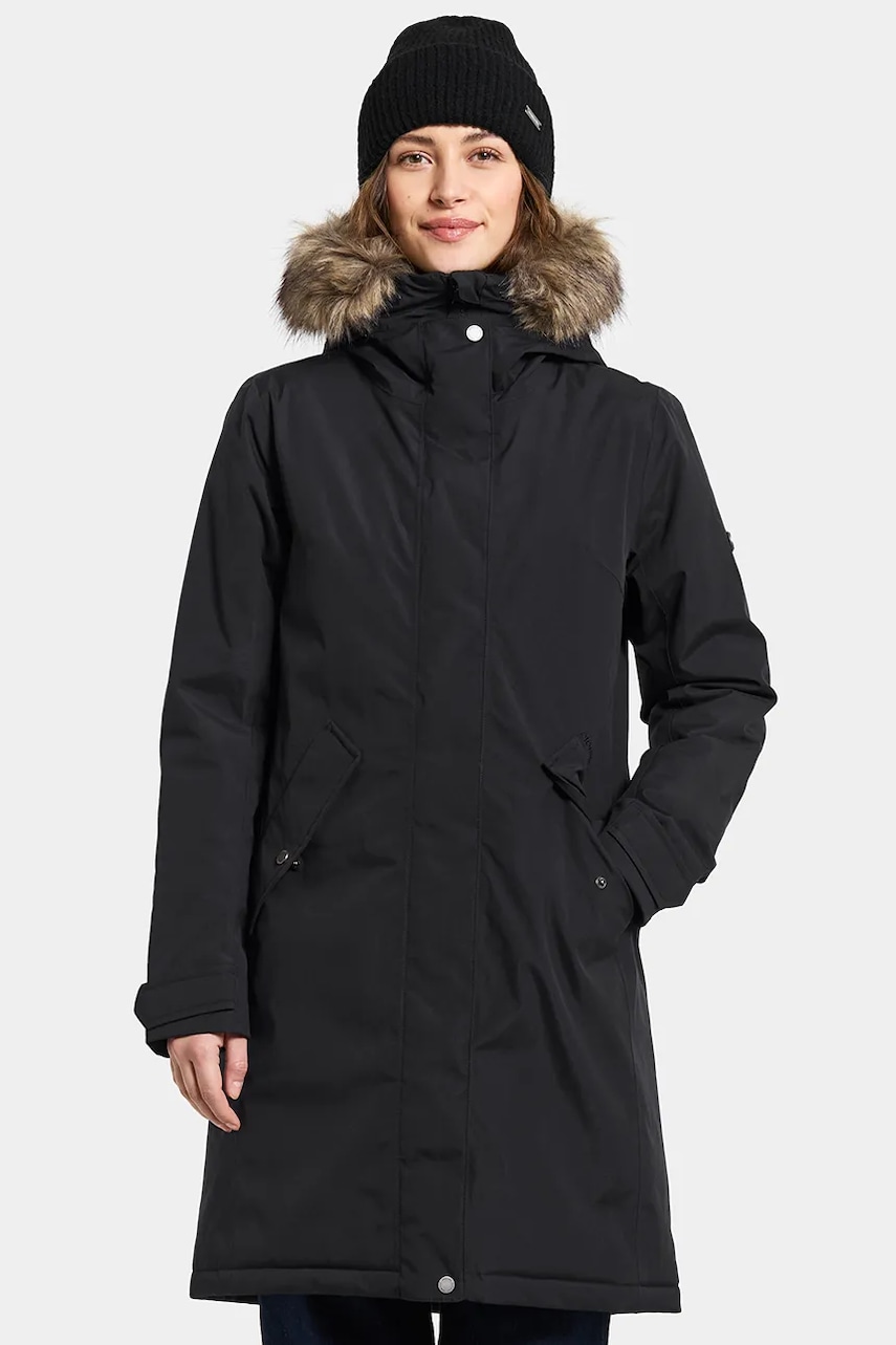 Didriksons geacă ERNA culoarea negru, de iarnă, 505853