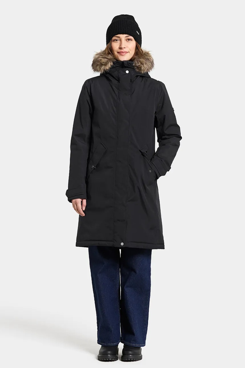 Куртка Didriksons ERNA цвет чёрный зимняя 505853