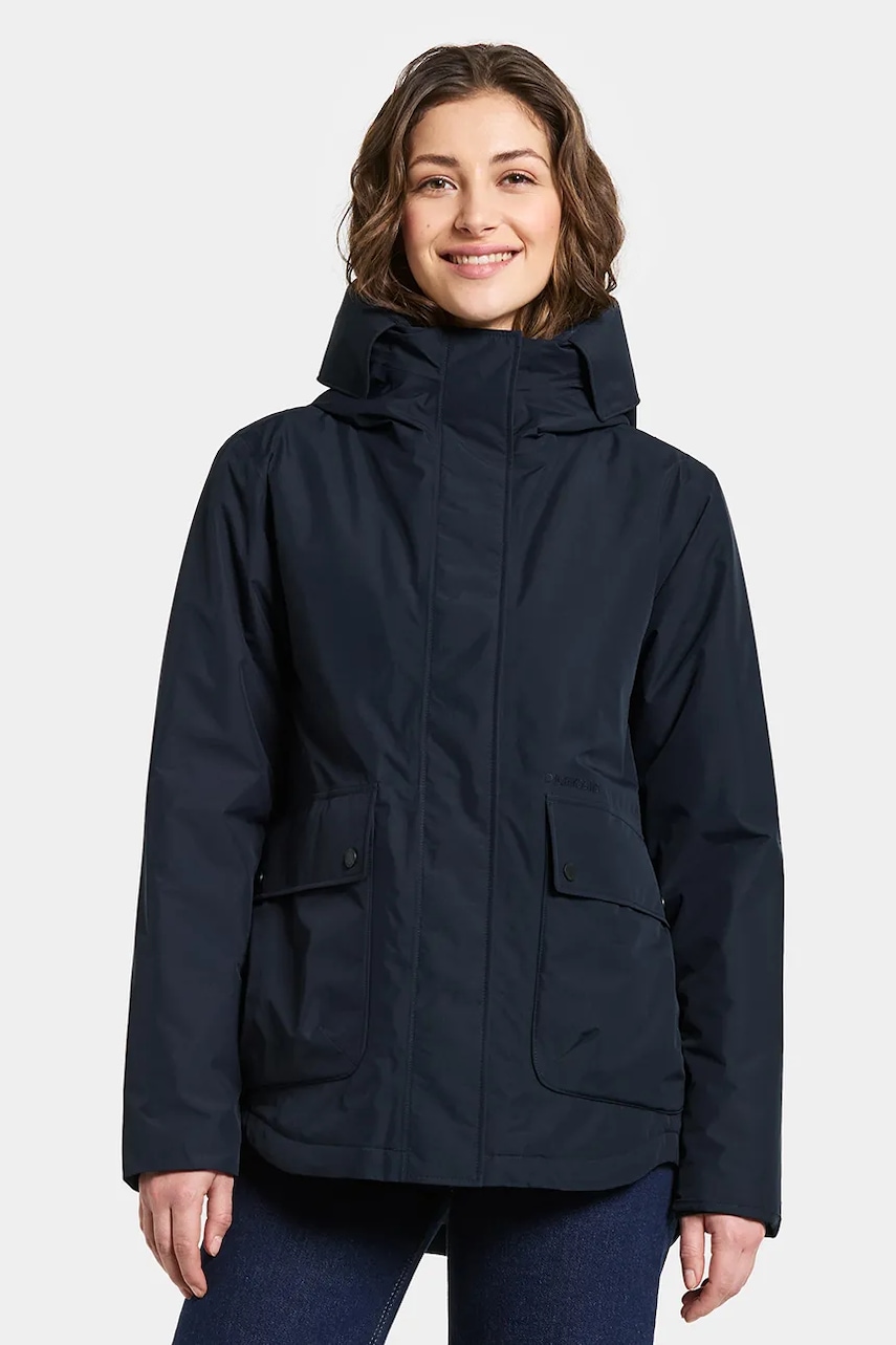 Didriksons geacă DANIELLA culoarea bleumarin, de iarnă, 505871