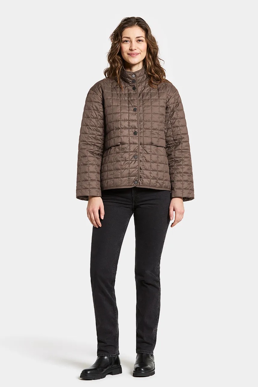 Куртка Didriksons ALBA цвет коричневый демисезонная 505874 Куртка Didriksons ALBA цвет коричневый демисезонная 505874