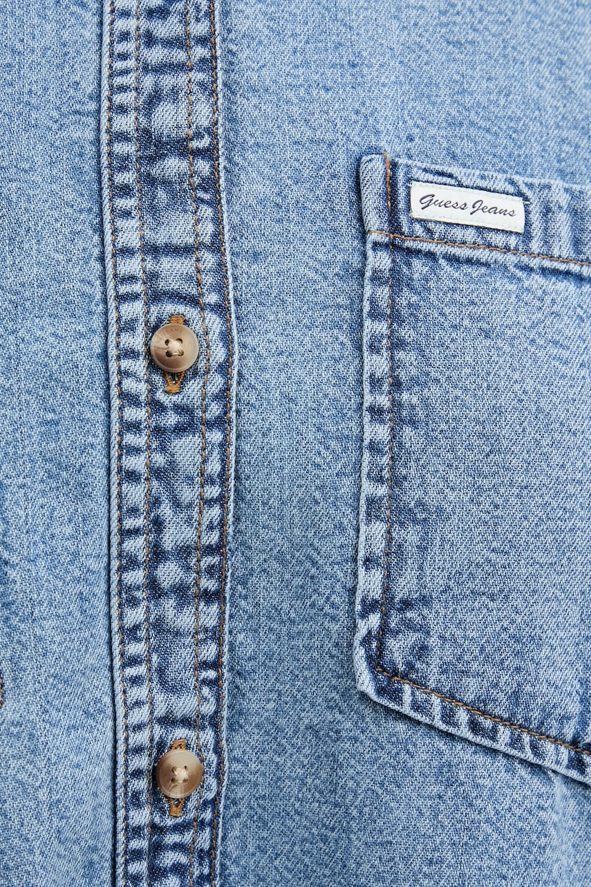 Rifľová košeľa Guess Jeans