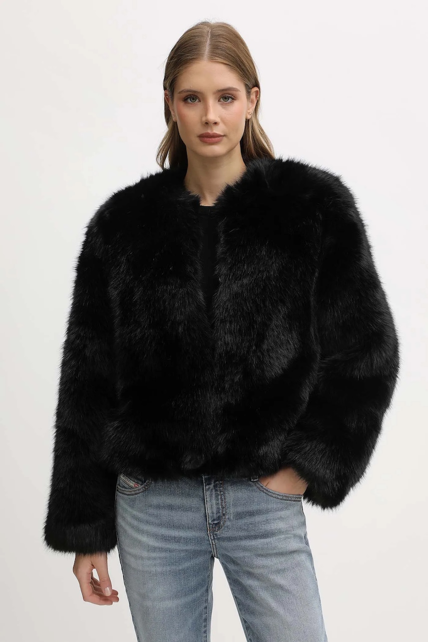 Blugirl Blumarine geacă culoarea negru, de tranziție, RF5212.E1088