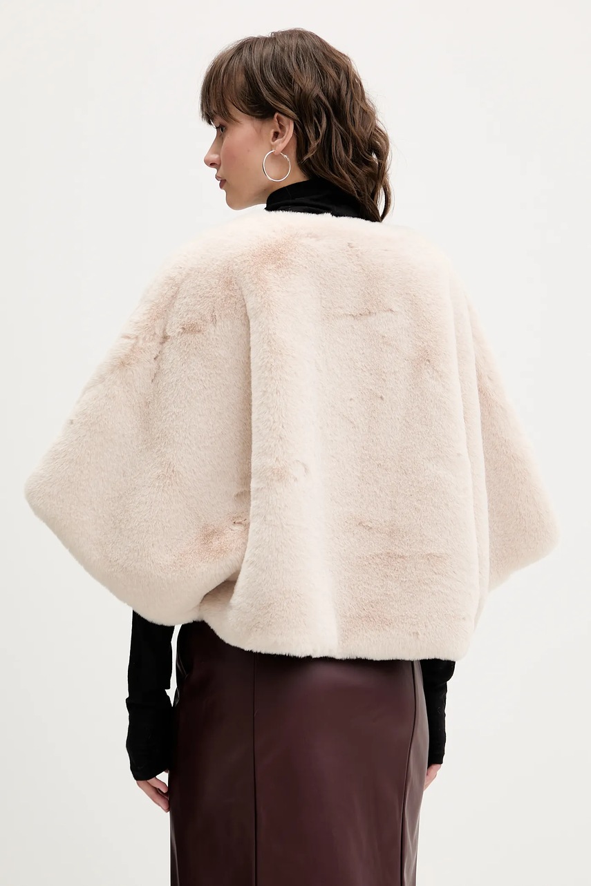 Παλτό Blugirl Blumarine χρώμα: μπεζ, PF5006.T0300 φωτογραφία