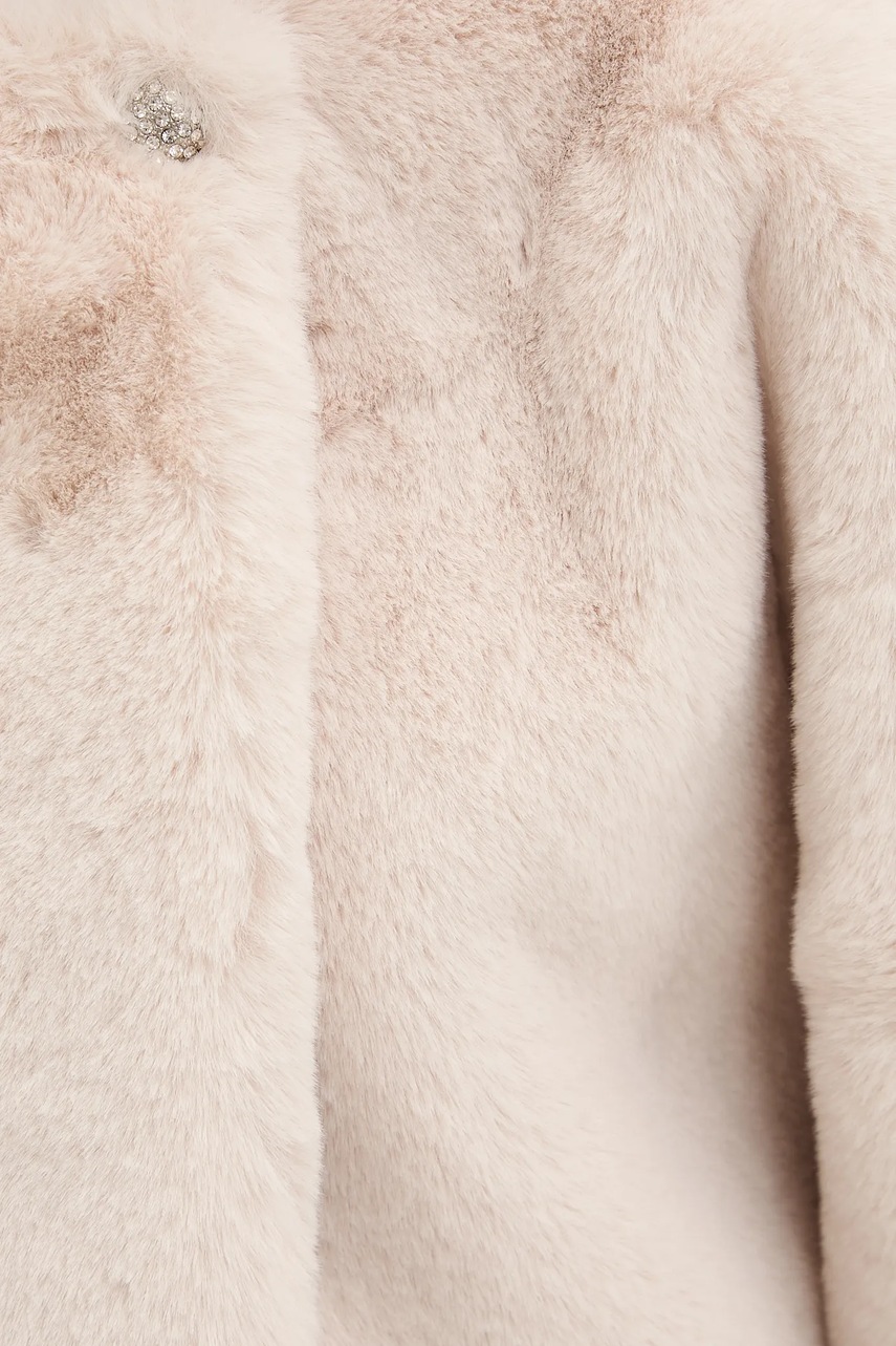 Παλτό Blugirl Blumarine χρώμα: μπεζ, PF5006.T0300 φωτογραφία