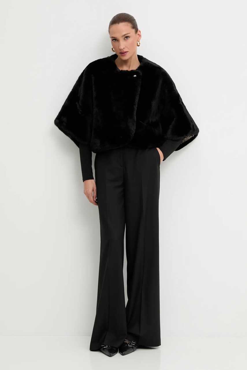 Пальто Blugirl Blumarine цвет чёрный  PF5006.T0300