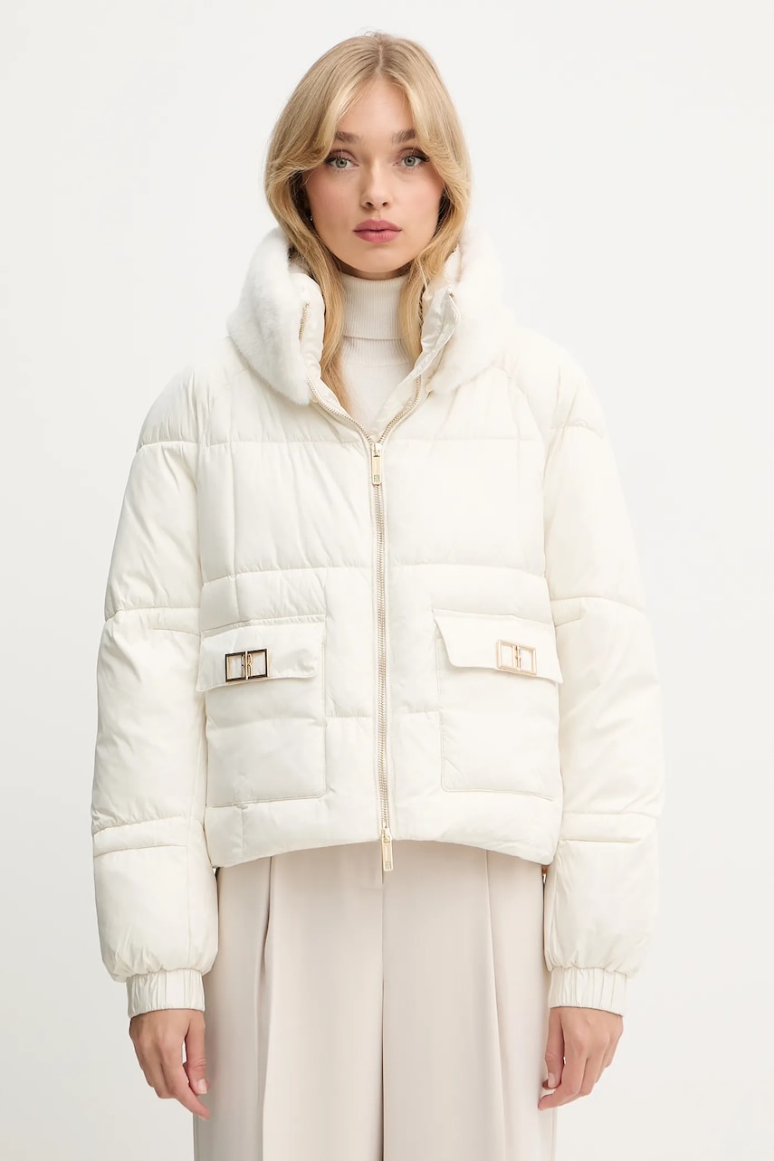 Fracomina geacă culoarea bej, de iarna, FR25WC3005O42301