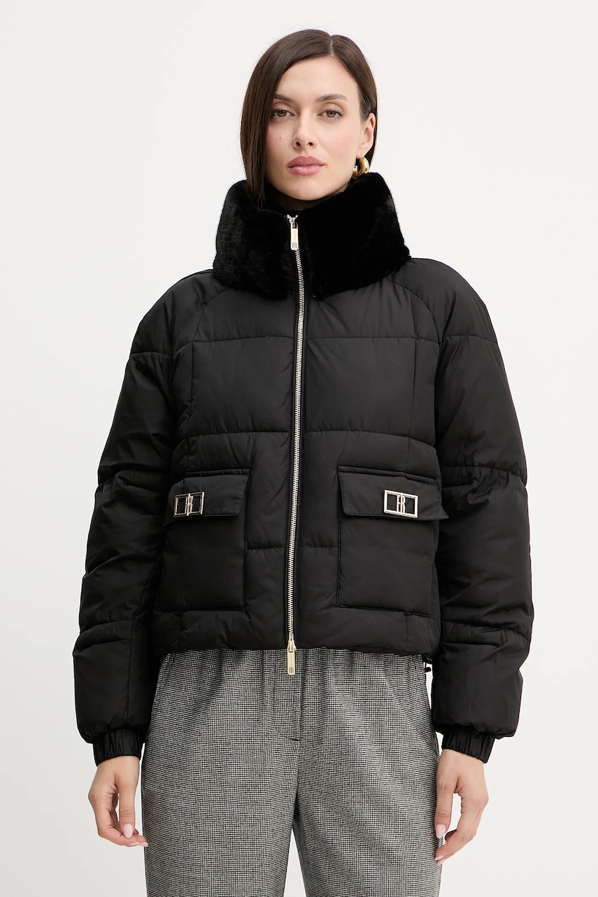 Fracomina geacă culoarea negru, de iarna, FR25WC3005O42301