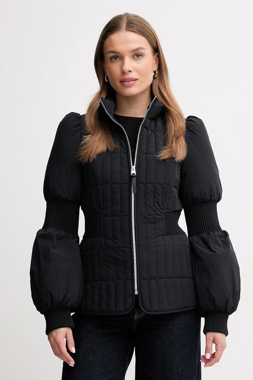 MACKAGE geacă de puf culoarea negru, de tranziție, FELICIA