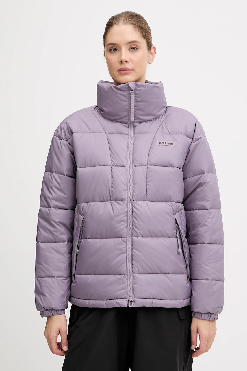 Columbia geaca Pike Lake culoarea violet, de iarna, 2133594