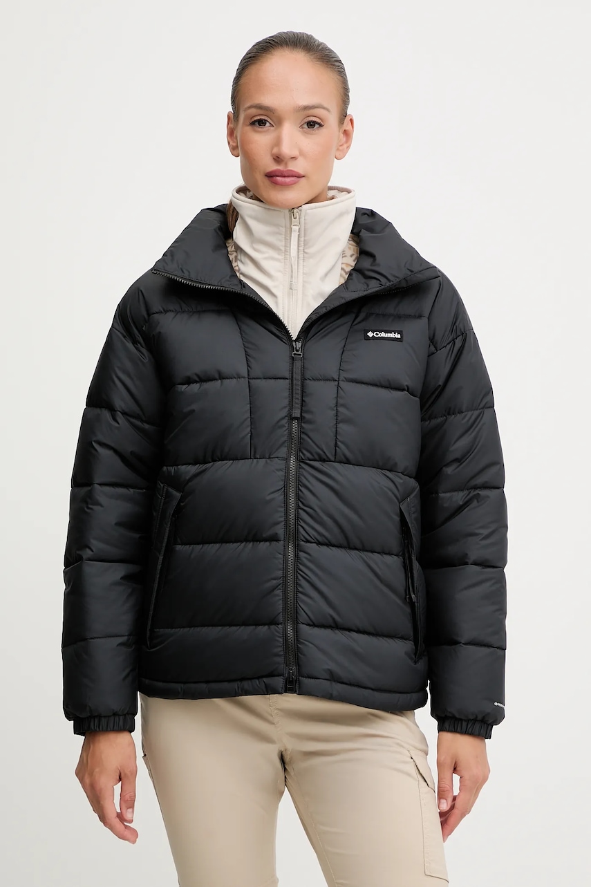 Columbia geaca Pike Lake culoarea negru, de iarna, 2133594