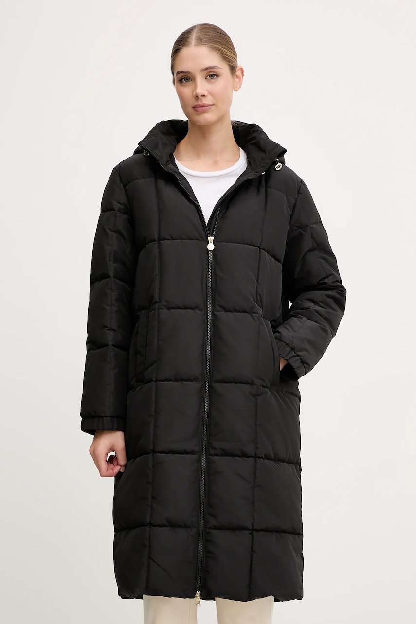 Levně Bunda EA7 Emporio Armani černá barva, zimní, AF16074.7W000649