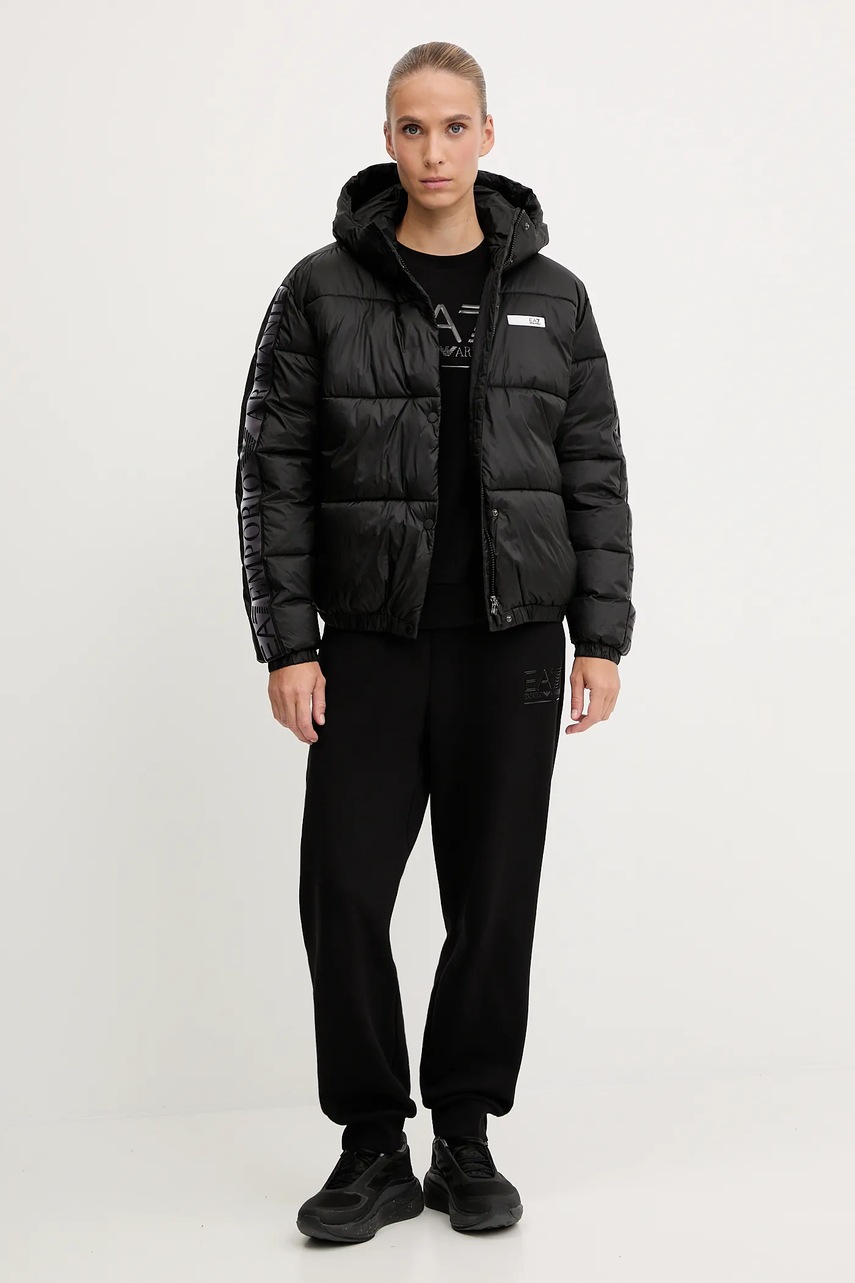 Куртка EA7 Emporio Armani цвет чёрный зимняя AF16413.7W000681