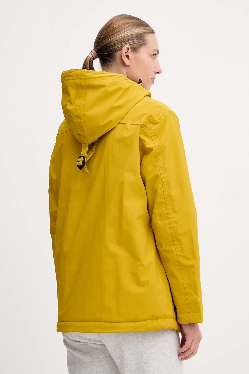 Μπουφάν Napapijri Rainforest χρώμα: κίτρινο, NP0A4GM6Y1O1 φωτογραφία