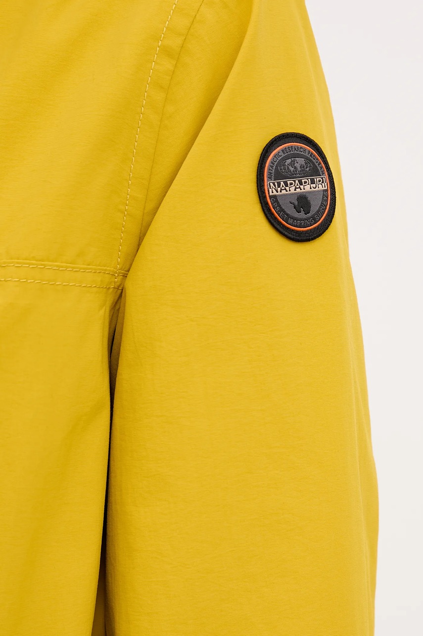Μπουφάν Napapijri Rainforest χρώμα: κίτρινο, NP0A4GM6Y1O1 φωτογραφία