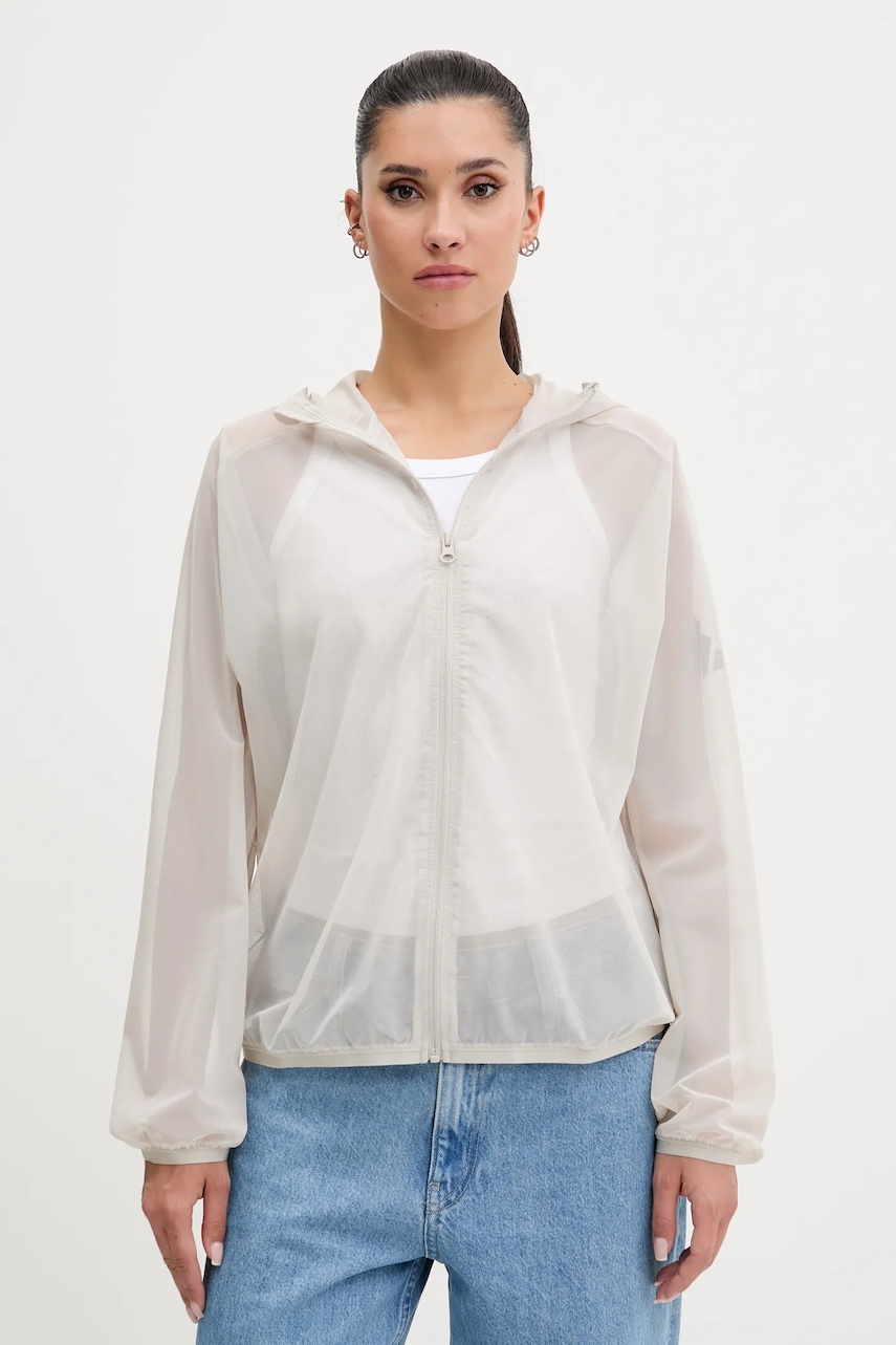 adidas geacă All SZN culoarea bej, de tranziție, JV9858