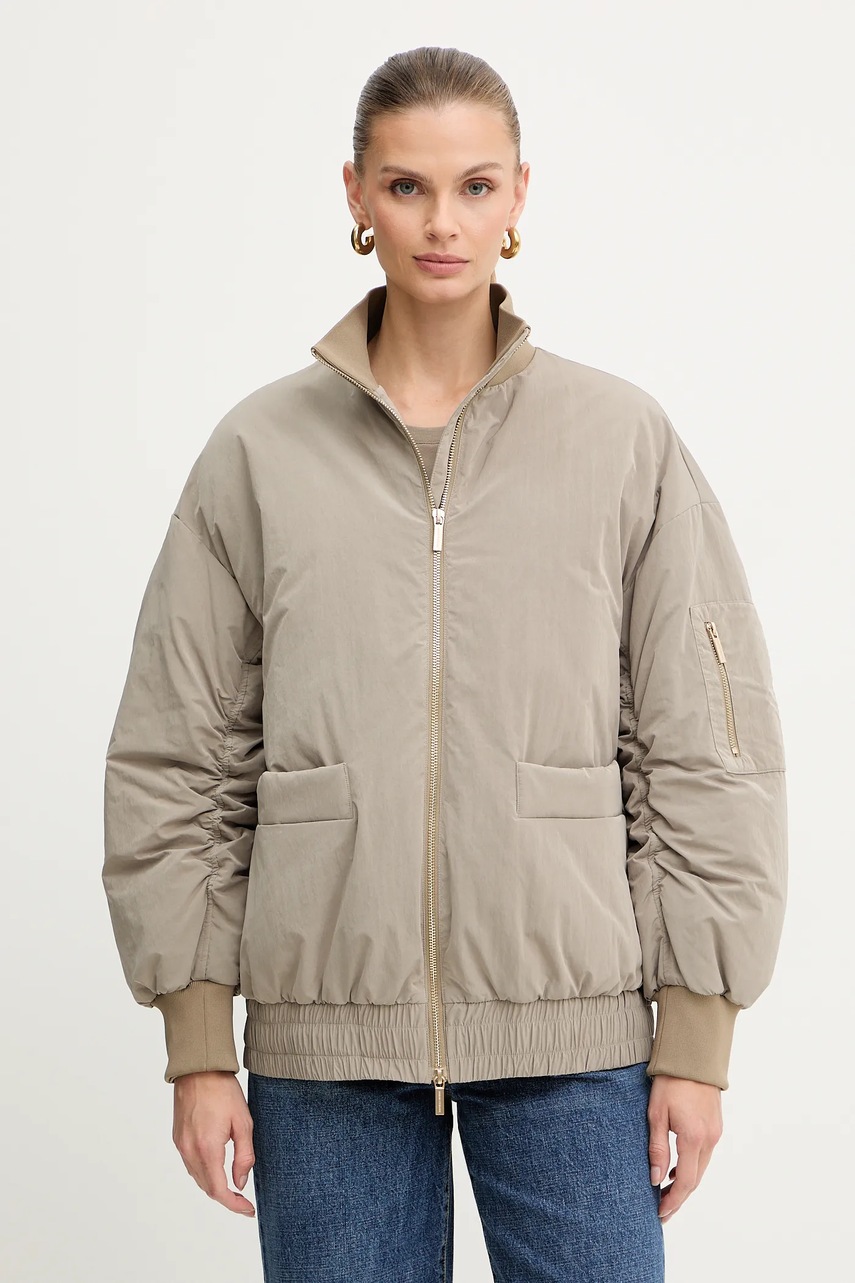 Armani Exchange geacă culoarea verde, de iarnă, oversize, XW000670 AF16210