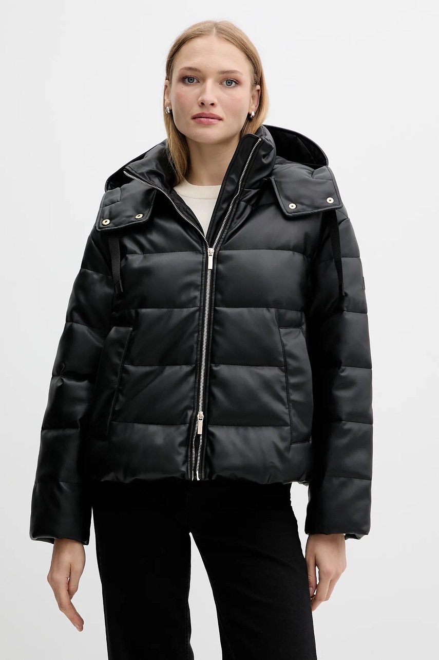 Levně Bunda Armani Exchange černá barva, zimní, oversize, XW000673 AF16106