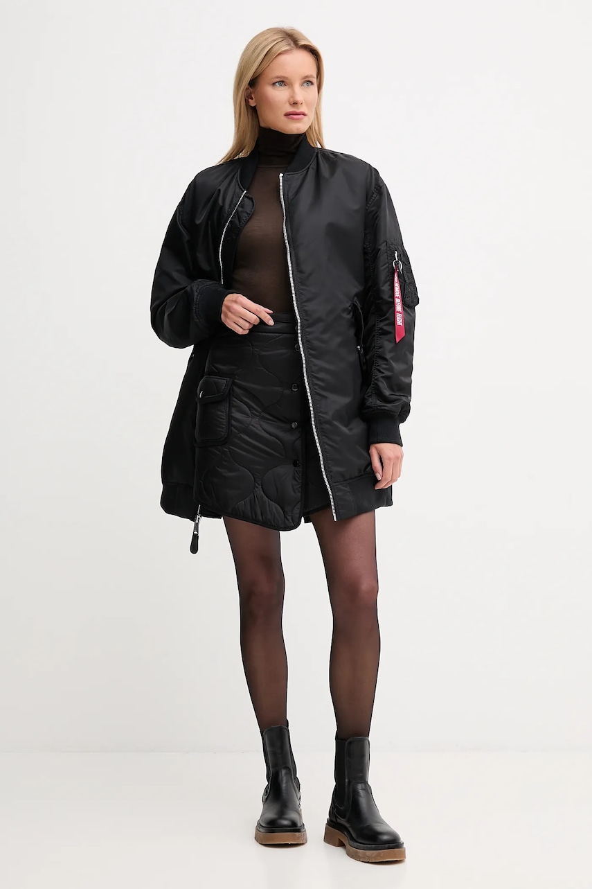 Куртка Alpha Industries цвет чёрный демисезонная 258011.03 Куртка Alpha Industries цвет чёрный демисезонная 258011.03