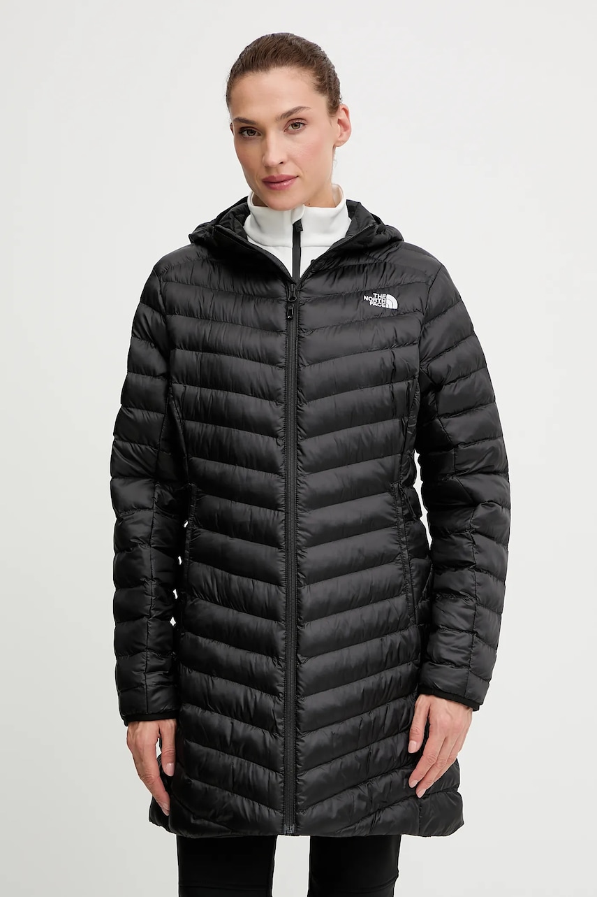 Levně Bunda The North Face Huila černá barva, přechodná, NF0A8DW7JK31