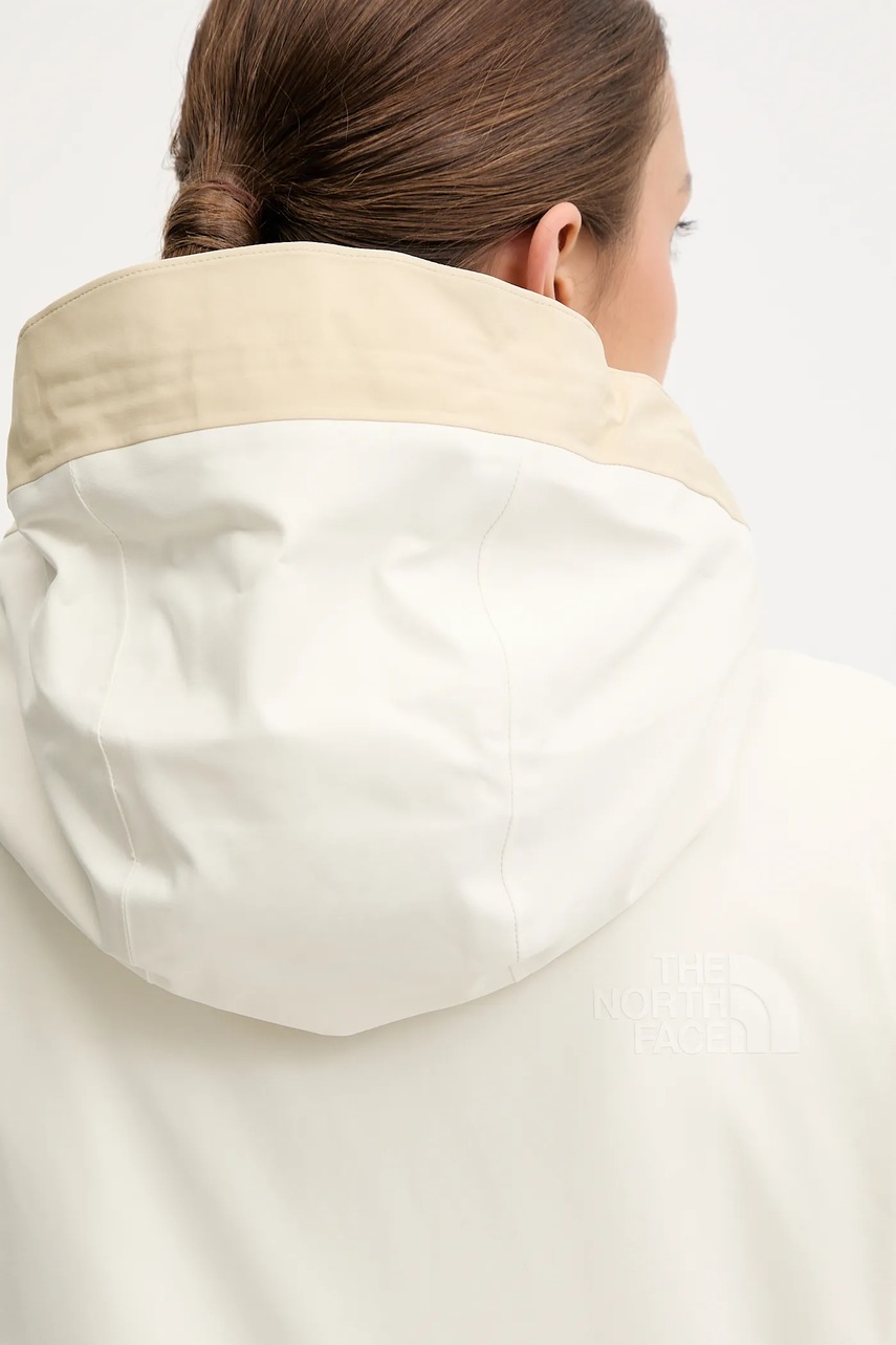 Μπουφάν για σκι The North Face Lenado χρώμα: μπεζ, NF0A8DDSTOB1 φωτογραφία