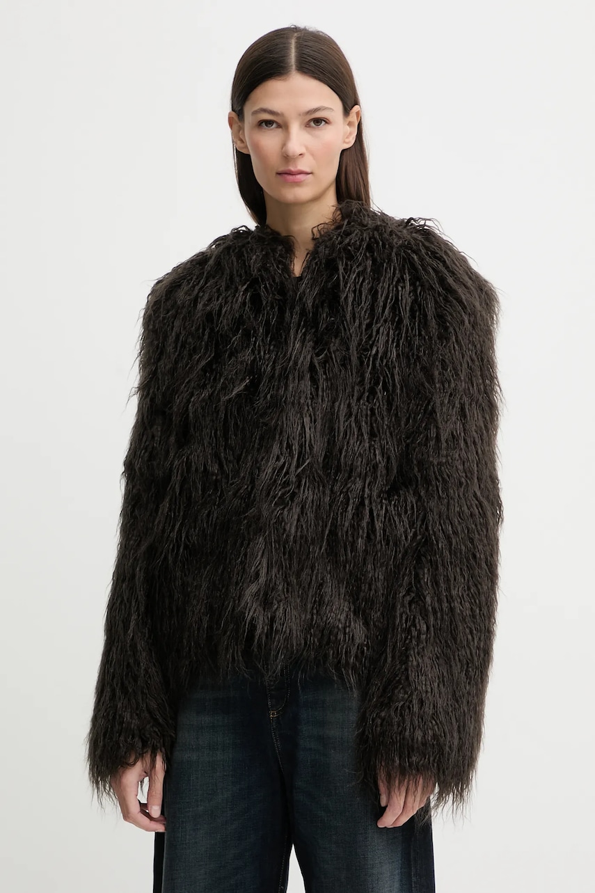 ZADIG&VOLTAIRE palton culoarea maro, WWCO01243