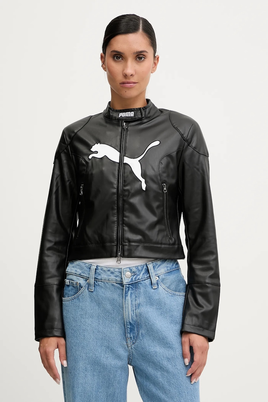 Puma geacă culoarea negru, de tranzitie, 632170