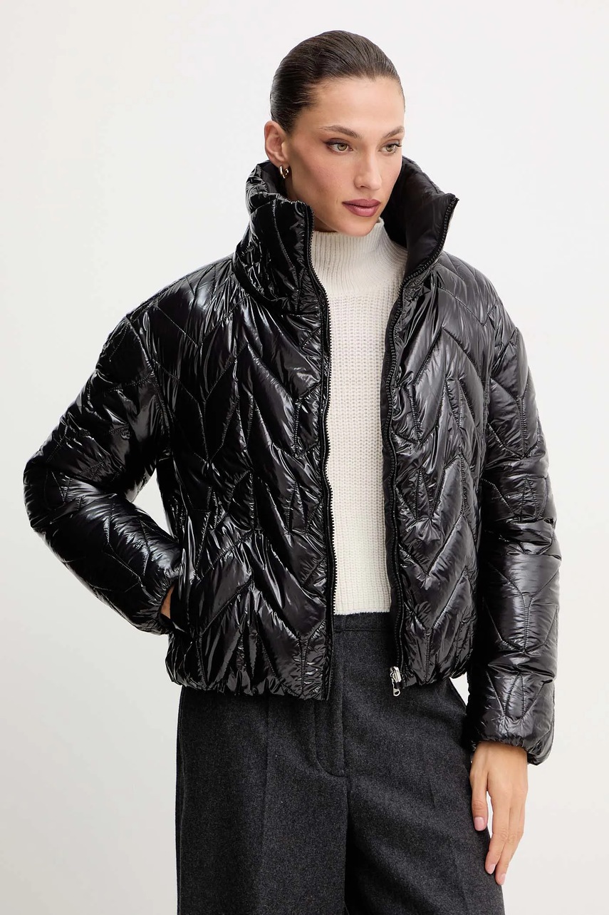 Куртка Patrizia Pepe цвет чёрный зимняя 2O0189 A647