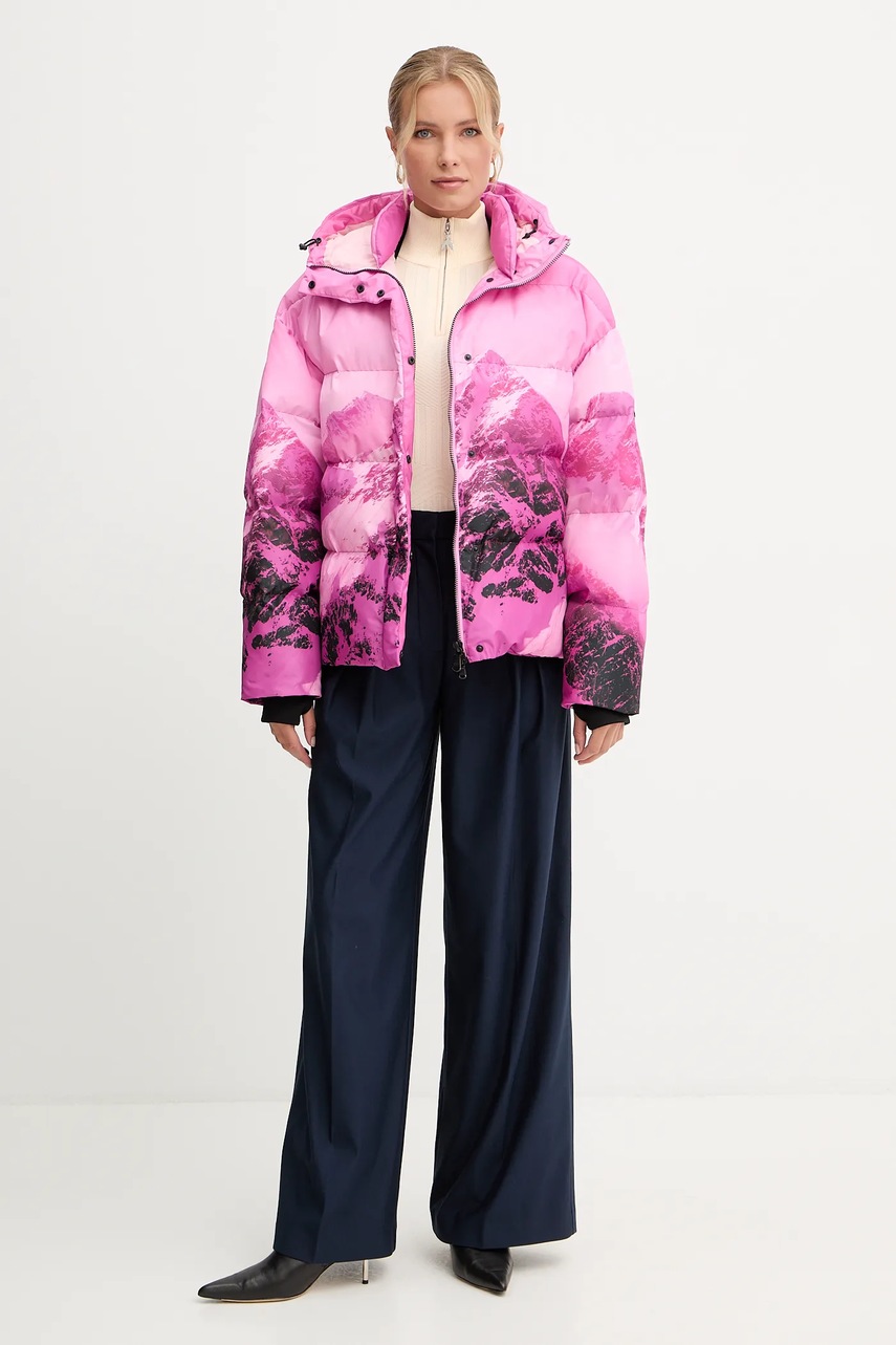 Куртка Patrizia Pepe цвет розовый зимняя oversize 2O0206 A667 Куртка Patrizia Pepe цвет розовый зимняя oversize 2O0206 A667