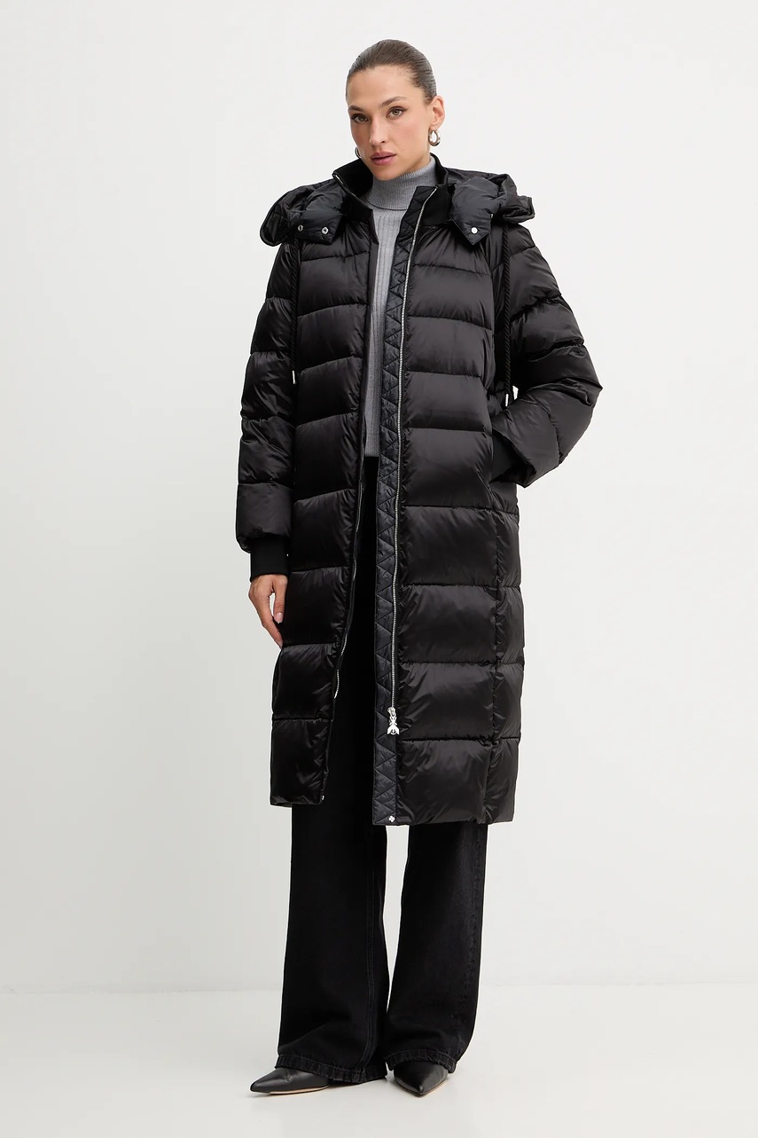 Пуховая куртка Patrizia Pepe цвет чёрный зимняя 2O0216 A491