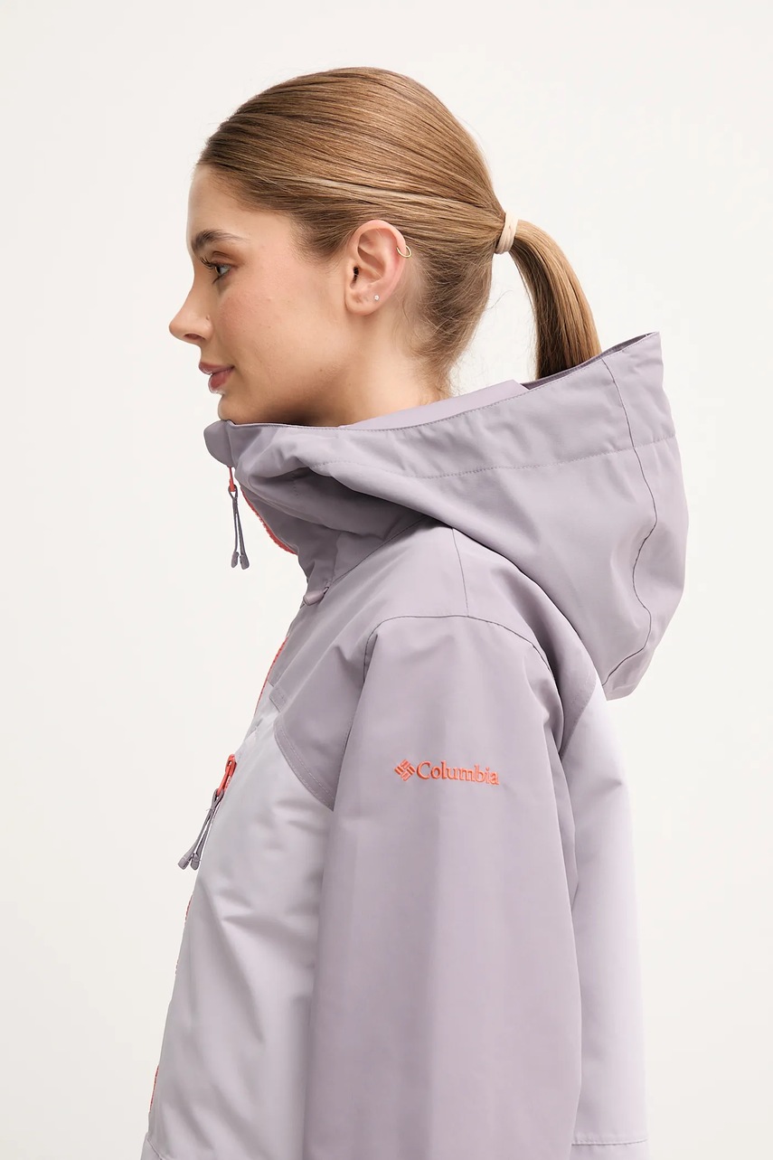 Μπουφάν για σκι Columbia Coreshot χρώμα: μοβ, 2133491 φωτογραφία