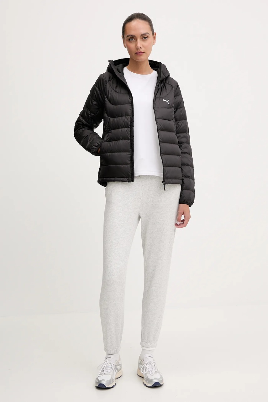 Пуховая куртка Puma цвет чёрный демисезонная 685234