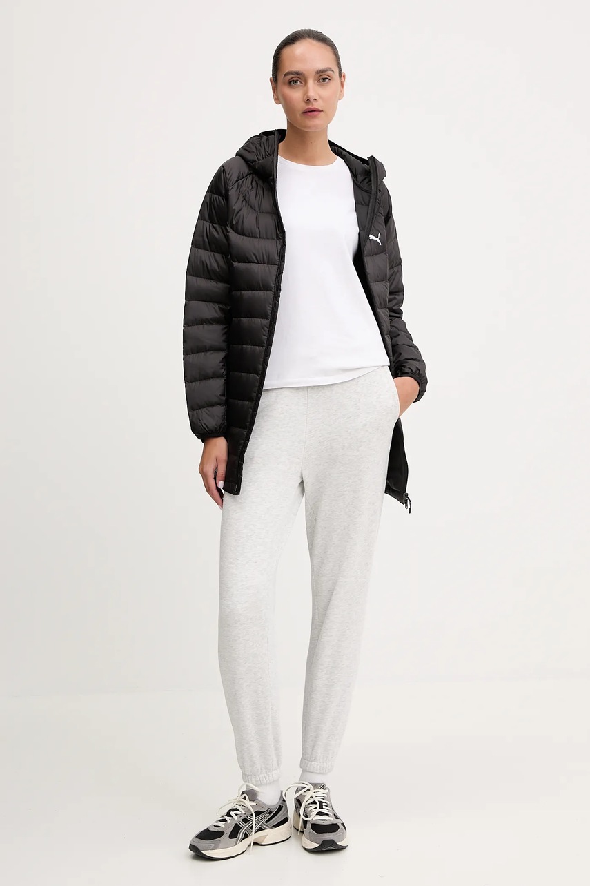 Пуховая куртка Puma цвет чёрный демисезонная 685235