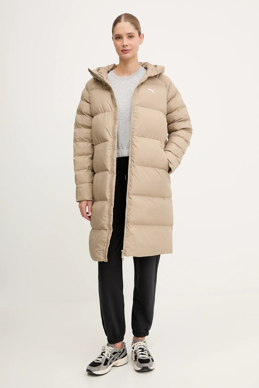 Куртка Puma цвет бежевый зимняя 688384 Куртка Puma цвет бежевый зимняя 688384