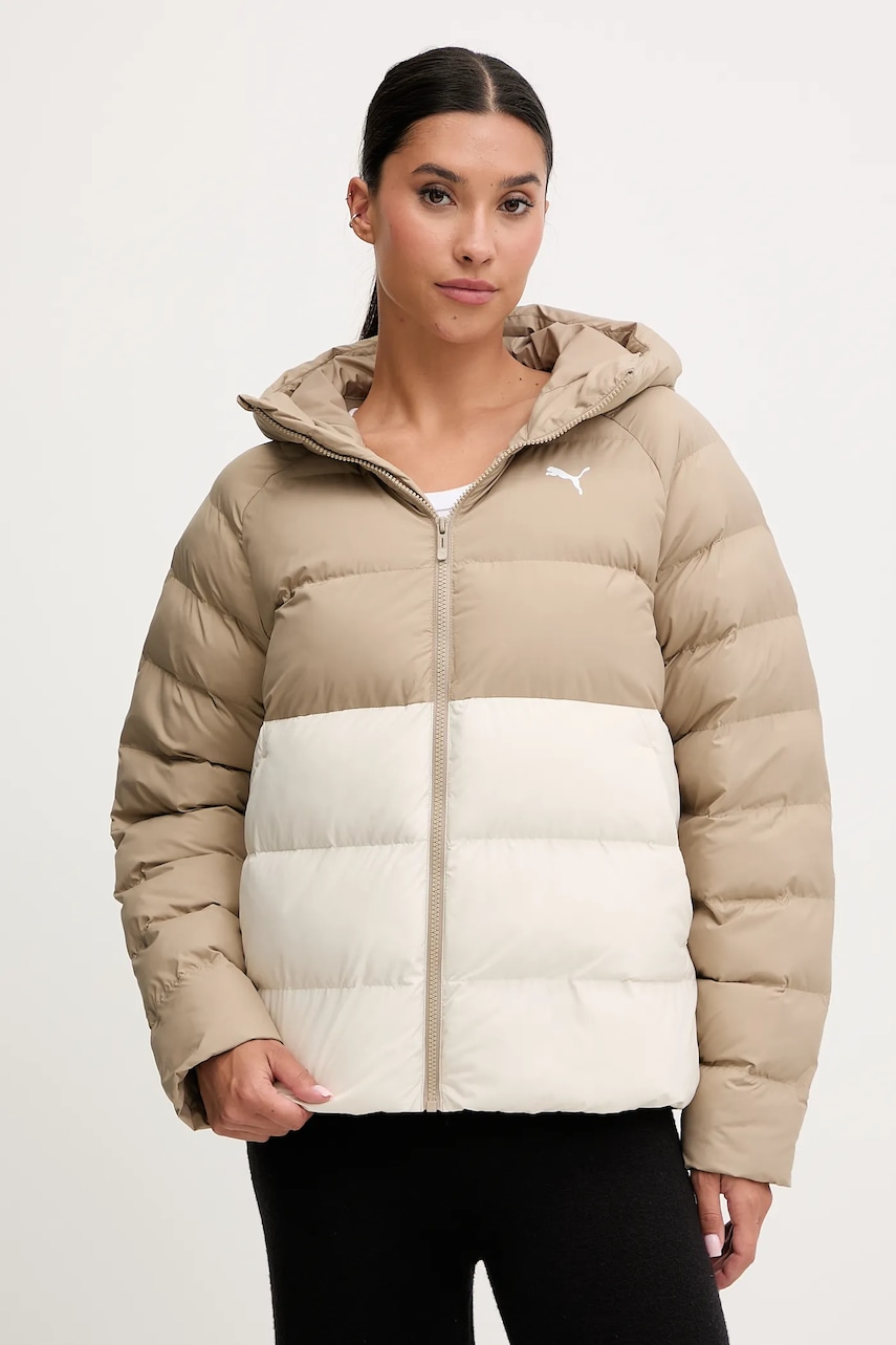 Puma geacă culoarea bej, 688385