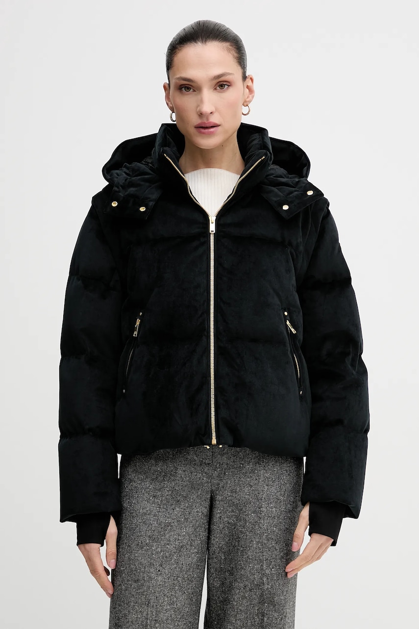 MOOSE KNUCKLES geacă de puf culoarea negru, de iarnă, M34LJ194G