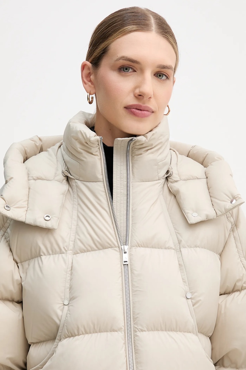 Μπουφάν με επένδυση από πούπουλα MOOSE KNUCKLES Akai χρώμα: μπεζ, M35LJ130 φωτογραφία