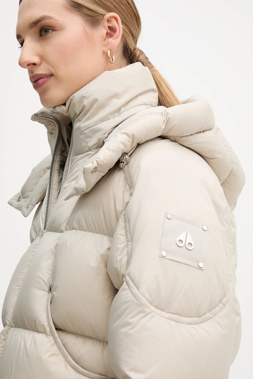 Μπουφάν με επένδυση από πούπουλα MOOSE KNUCKLES Akai χρώμα: μπεζ, M35LJ130 φωτογραφία