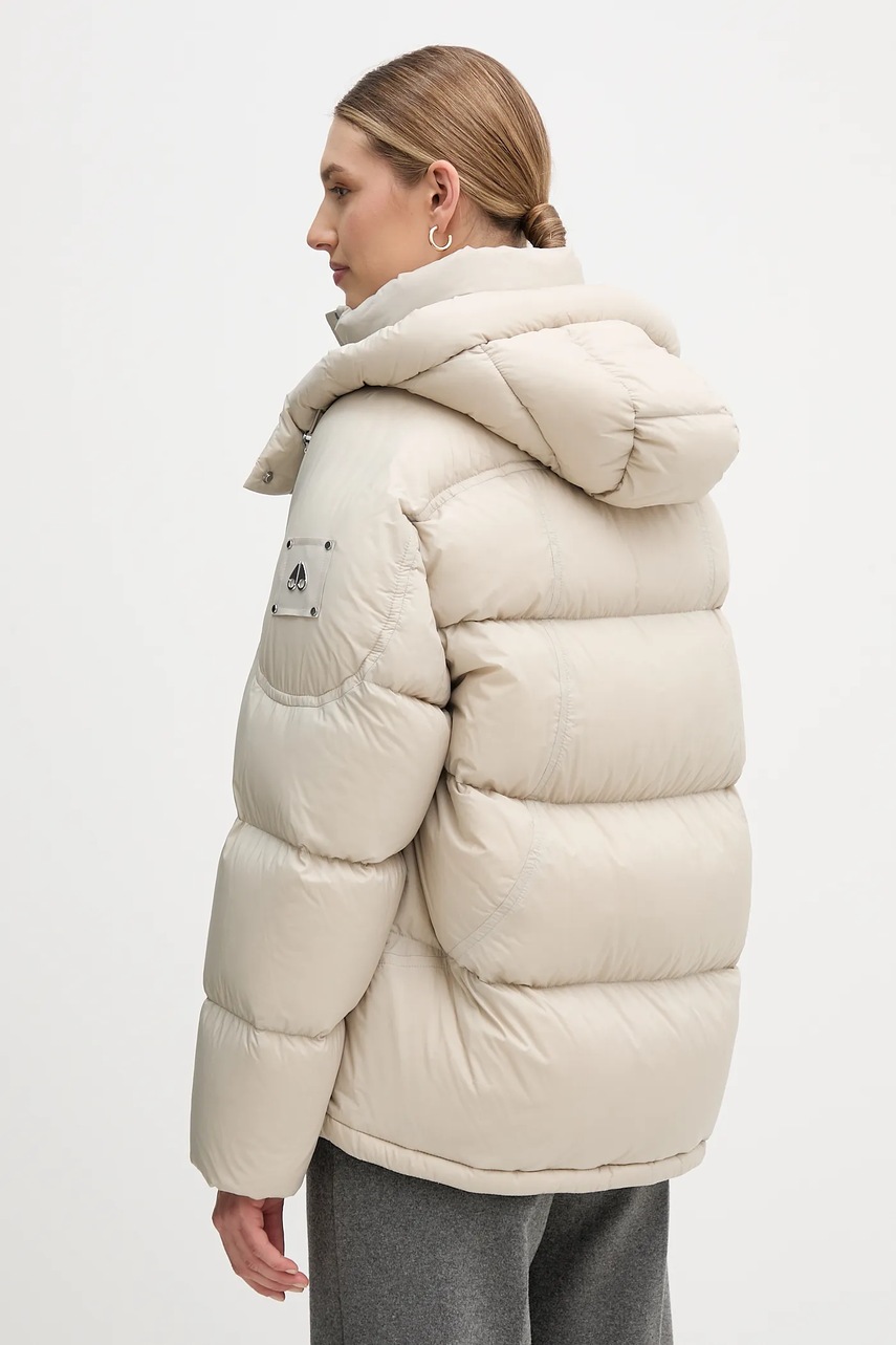 Μπουφάν με επένδυση από πούπουλα MOOSE KNUCKLES Akai 3Q χρώμα: μπεζ, M35LJ149 φωτογραφία