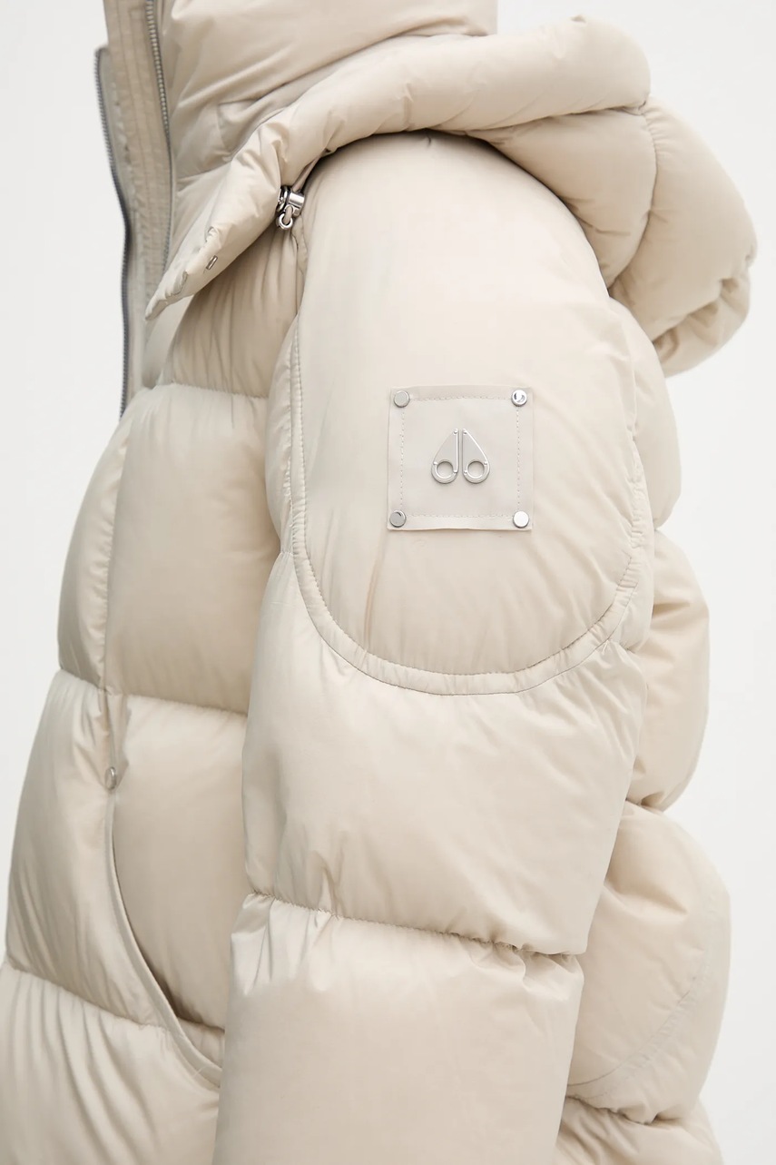 Μπουφάν με επένδυση από πούπουλα MOOSE KNUCKLES Akai 3Q χρώμα: μπεζ, M35LJ149 φωτογραφία