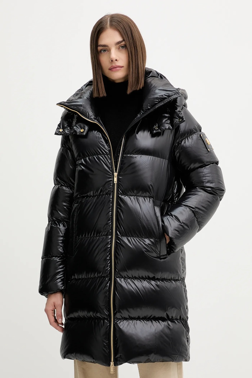 MOOSE KNUCKLES geacă de puf culoarea negru, de iarna, M35LP217G