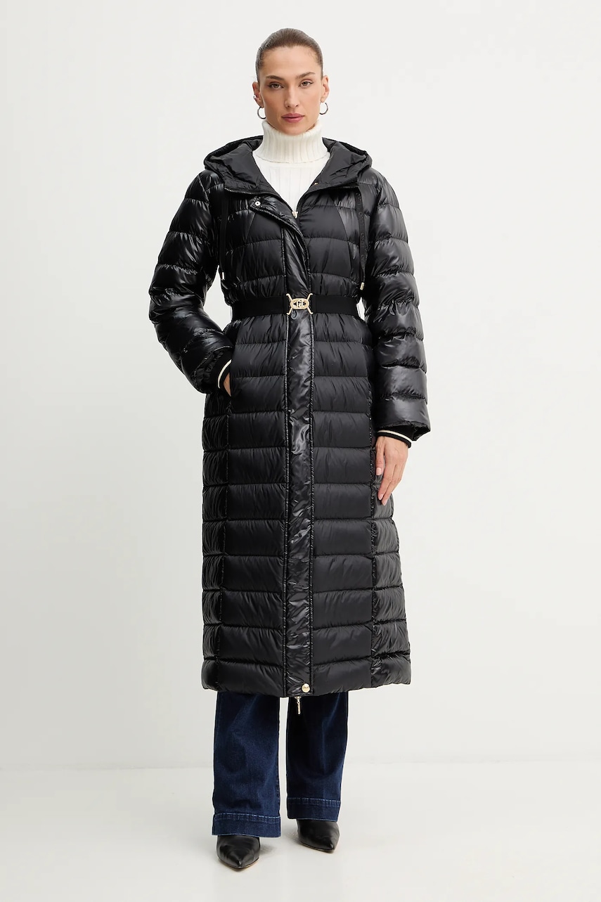 Bunda Liu Jo černá barva, přechodná, TF5002.T9804