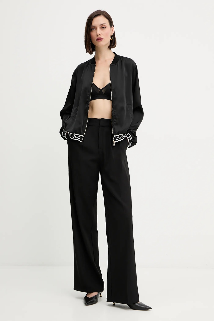 Кофта Liu Jo цвет чёрный однотонная TF5191.T004A