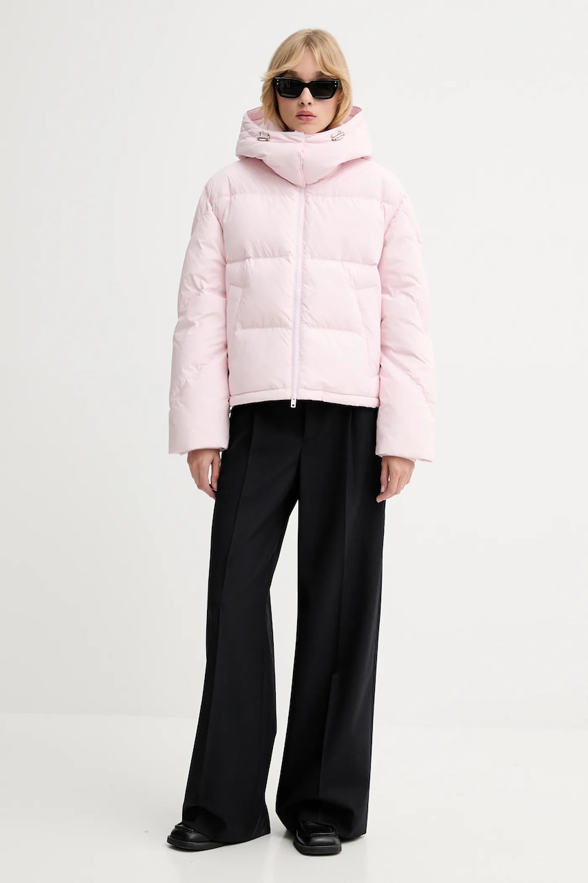 Пуховая куртка Kenzo цвет розовый зимняя FF62OU1449NS Пуховая куртка Kenzo цвет розовый зимняя FF62OU1449NS