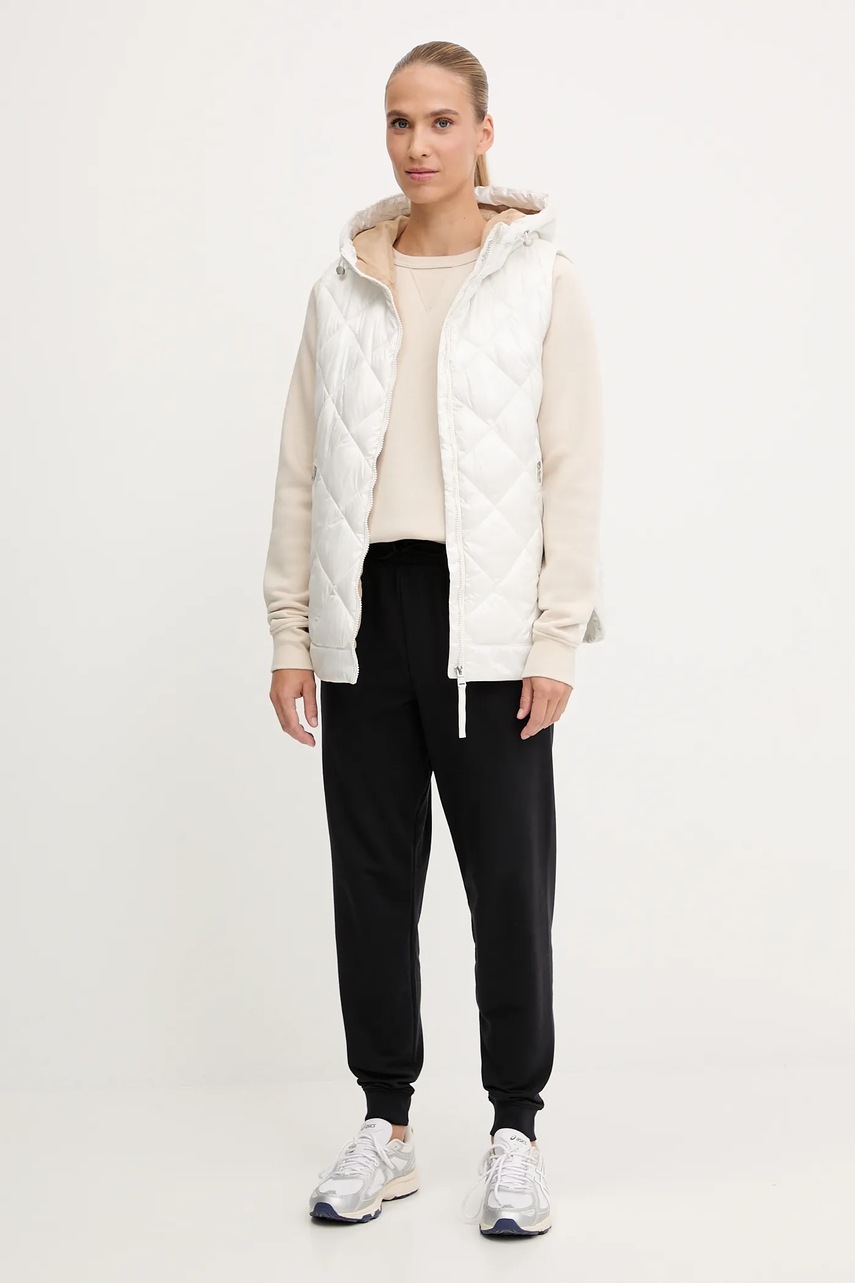 Безрукавка Dkny цвет бежевый демисезонная DP5V3144