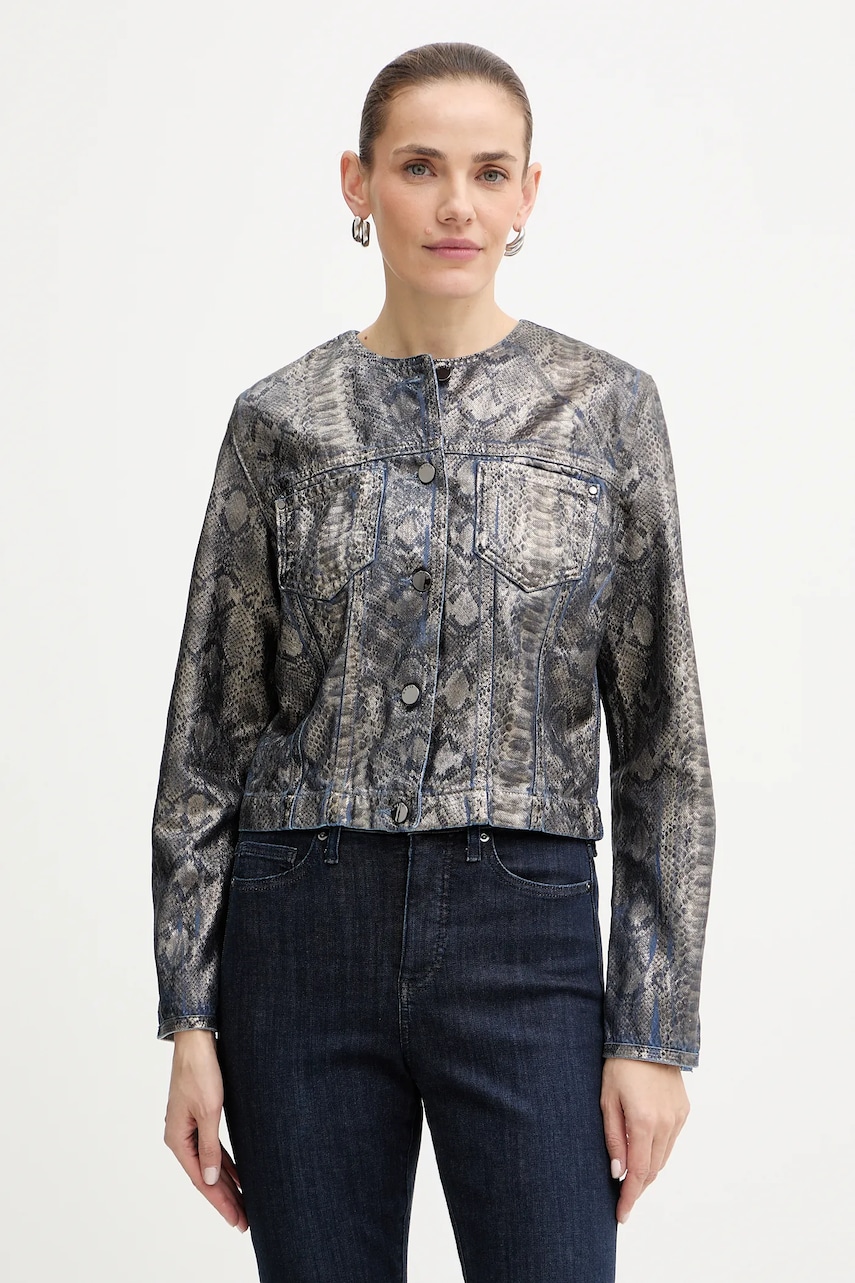 Bunda Guess TERSA šedá barva, přechodná, W5BN97 D5QK2