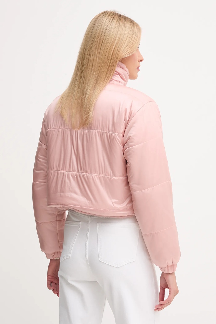 Μπουφάν δυο όψεων Save The Duck YUKI χρώμα: ροζ, D32492W.FURY21 φωτογραφία