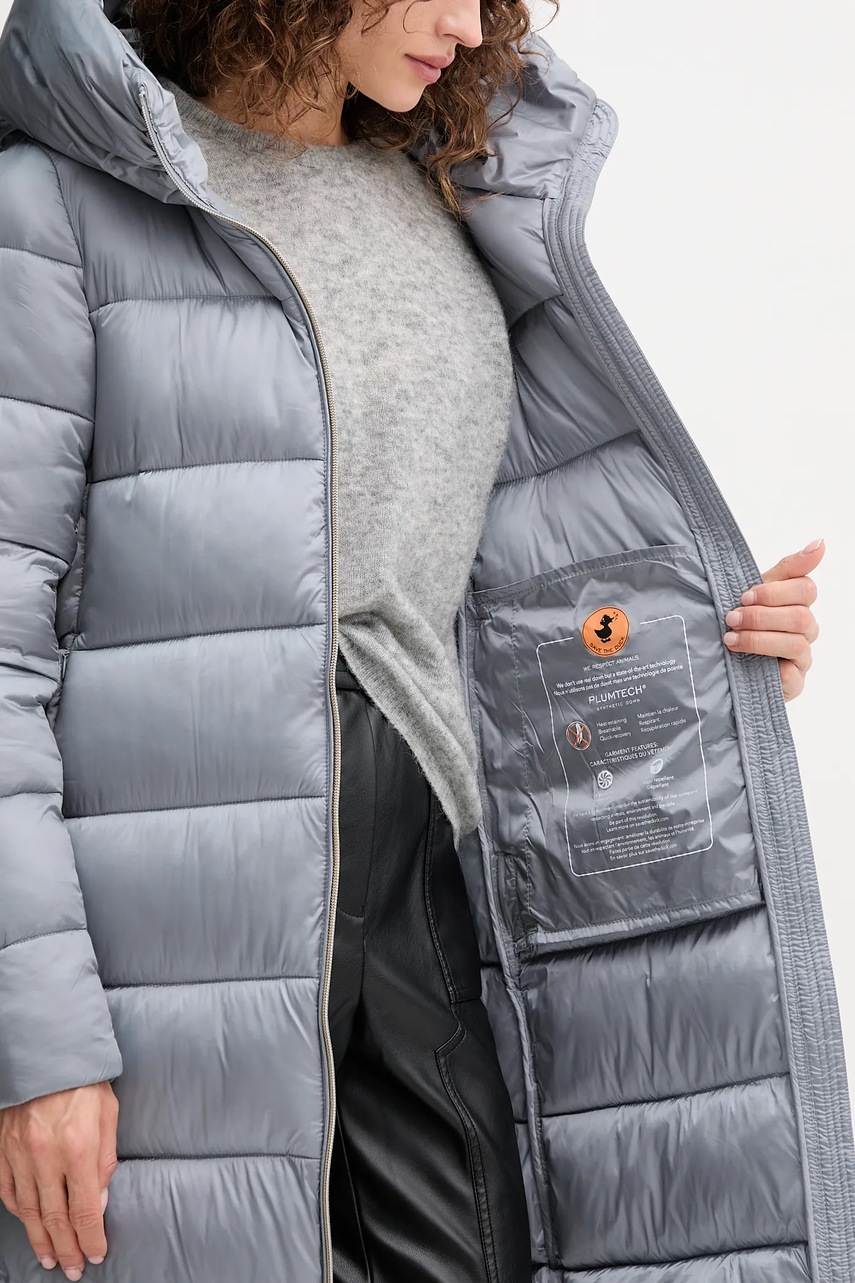 Μπουφάν Save The Duck LYSA χρώμα: γκρι, D40279W.IRIS21 φωτογραφία