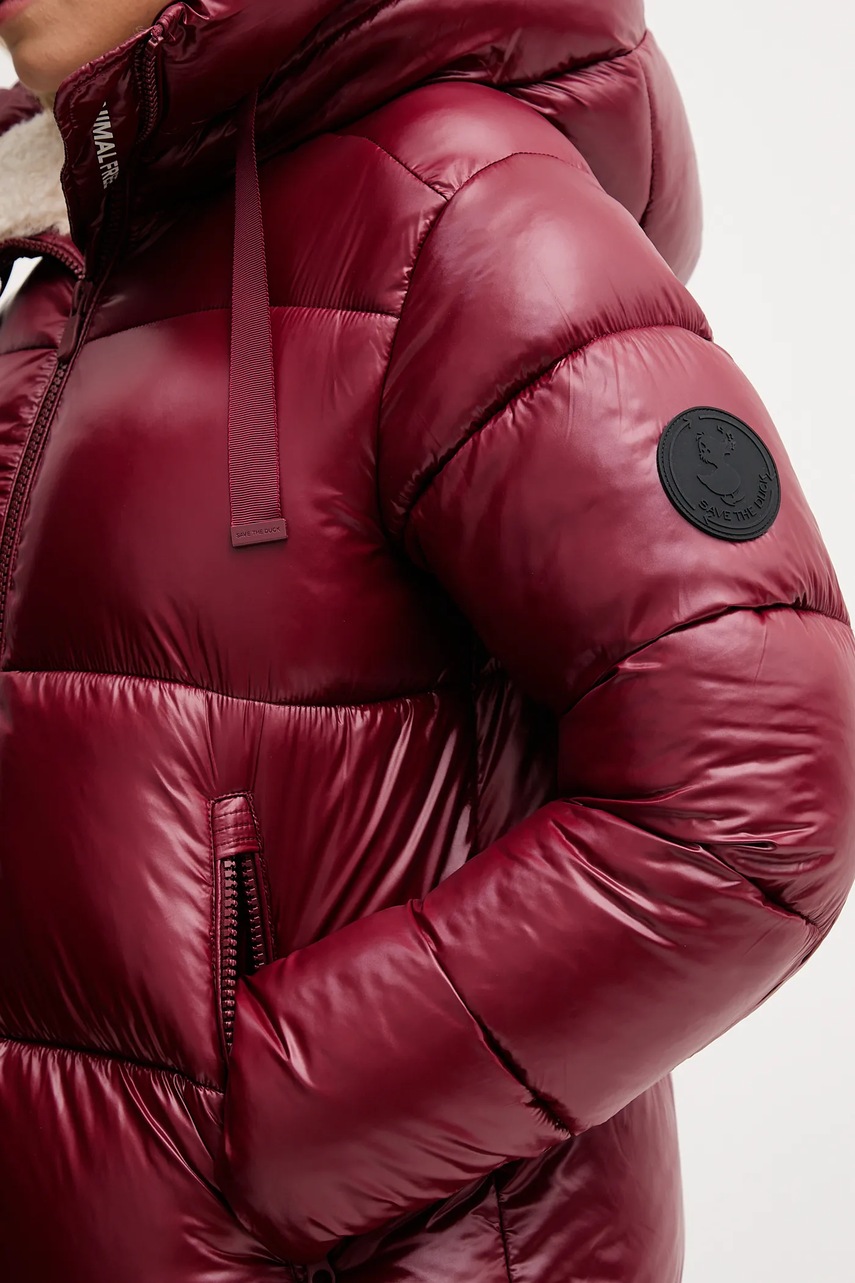 Μπουφάν Save The Duck BELLA χρώμα: μπορντό, D42414W.LOVE21 φωτογραφία