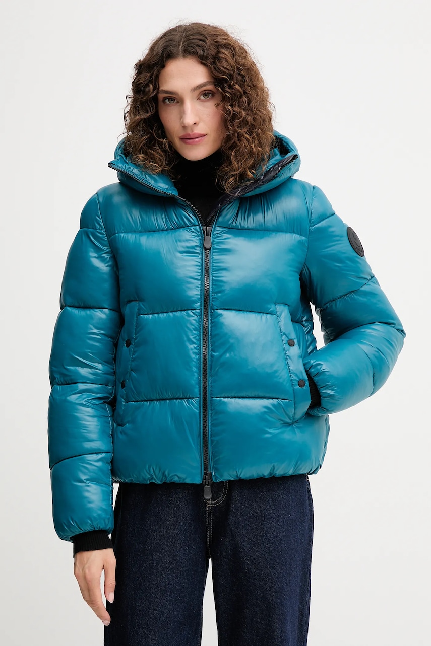 Save The Duck geacă BIDDY culoarea turcoaz, de iarnă, D31989W.LOVE21